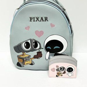 WALL-E & EVE Chibi Mini Backpack and Wallet
